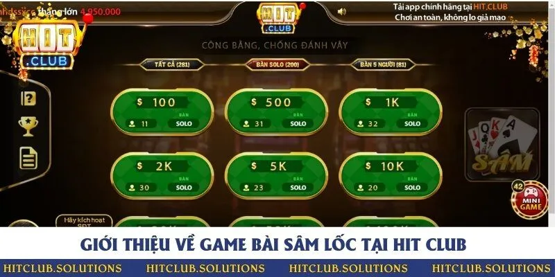 Vài nét cơ bản của game bài sâm siêu hot