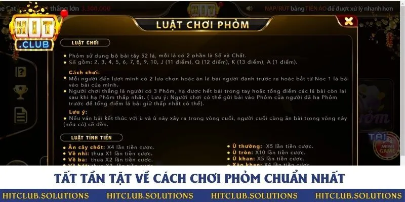 Chia sẻ cách tính điểm, quy trình chơi chi tiết